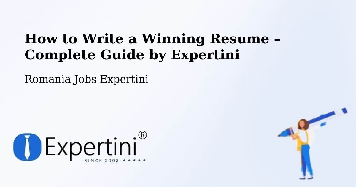 Resume Writing Guide for Job Seekers – Avrig - Avrig, Romania Jobs Expertini