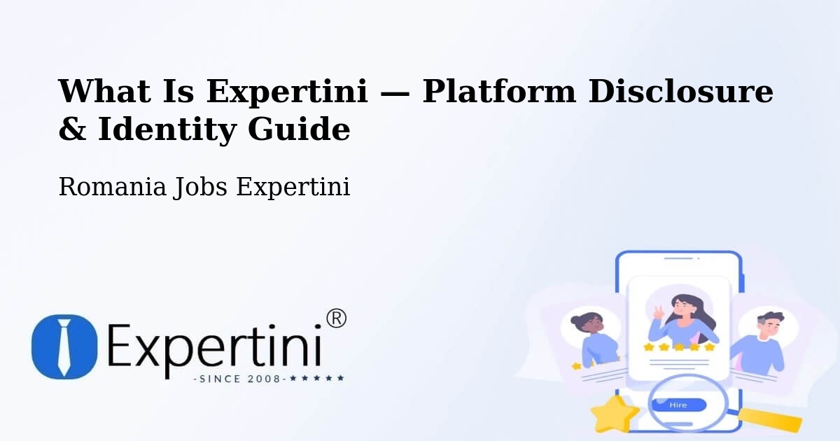 What Is Expertini — Platform Disclosure & Identity Guide – Avrig
